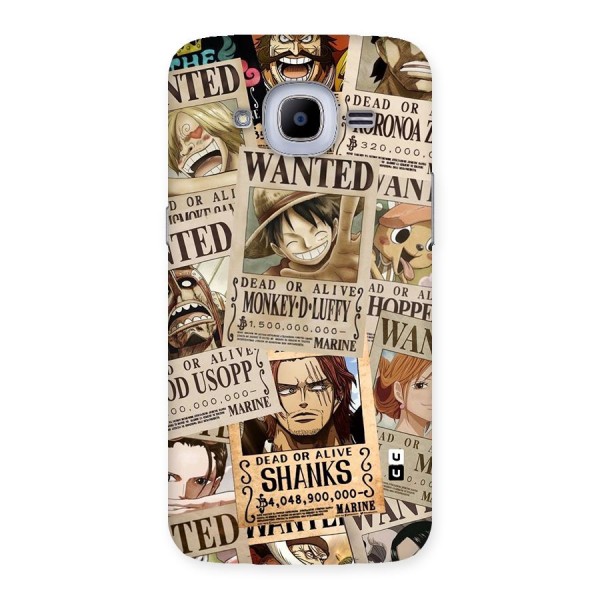 One Piece Most Wanted Back Case for Samsung Galaxy J2 2016